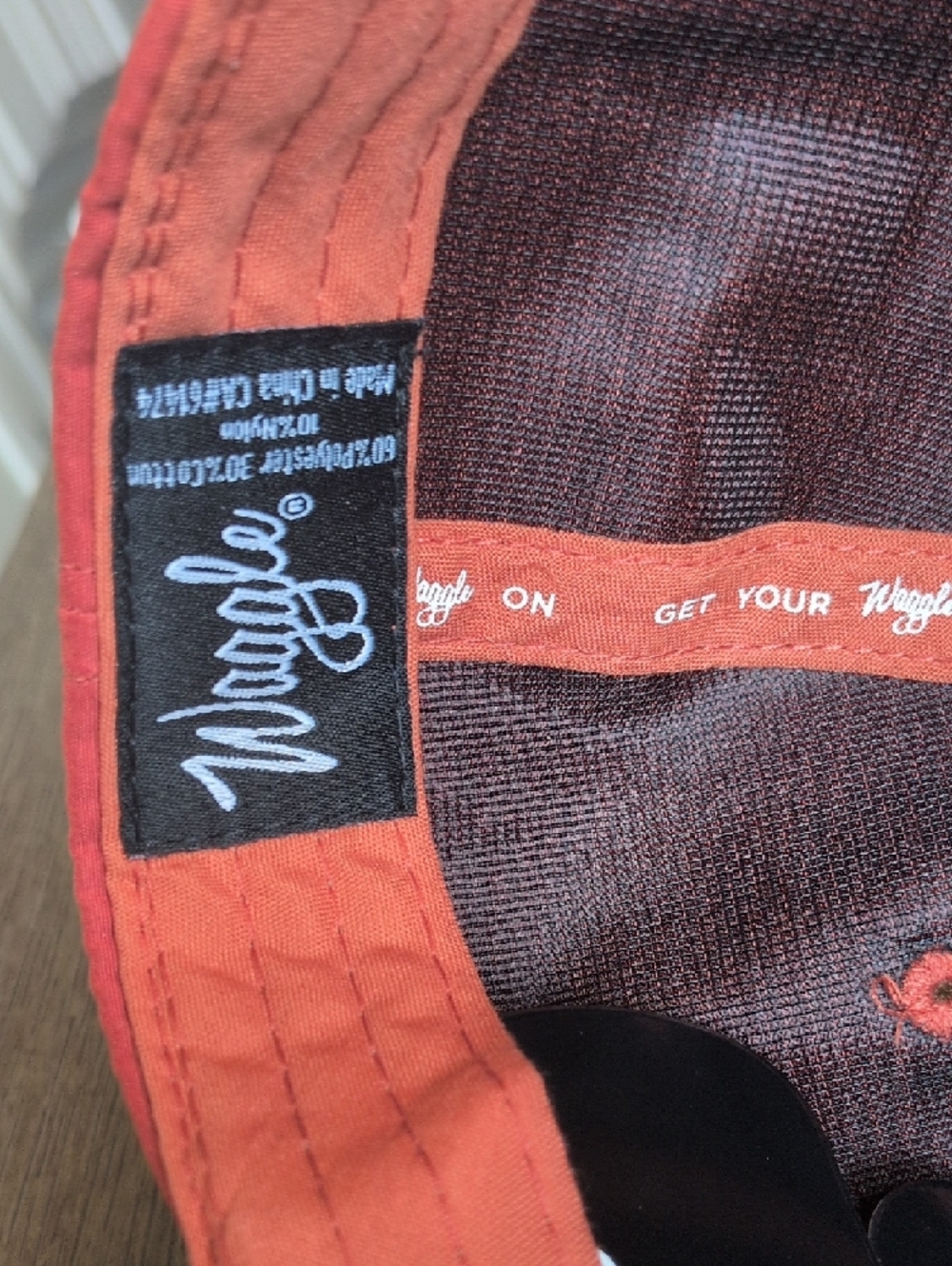 Waggle Men's Rope-Trim Golf Cap - Picture 4 of 5